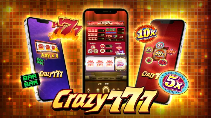 Vibrant slot machine with spinning reels and golden coins